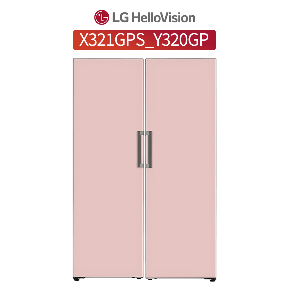 [LG] 오브제 컨버터블 냉장고 384L+냉동고 321L